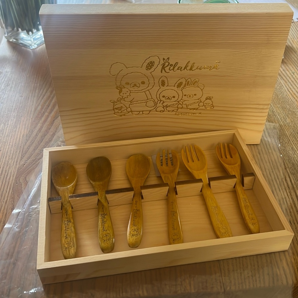 Rilakkuma Cutlery Set.